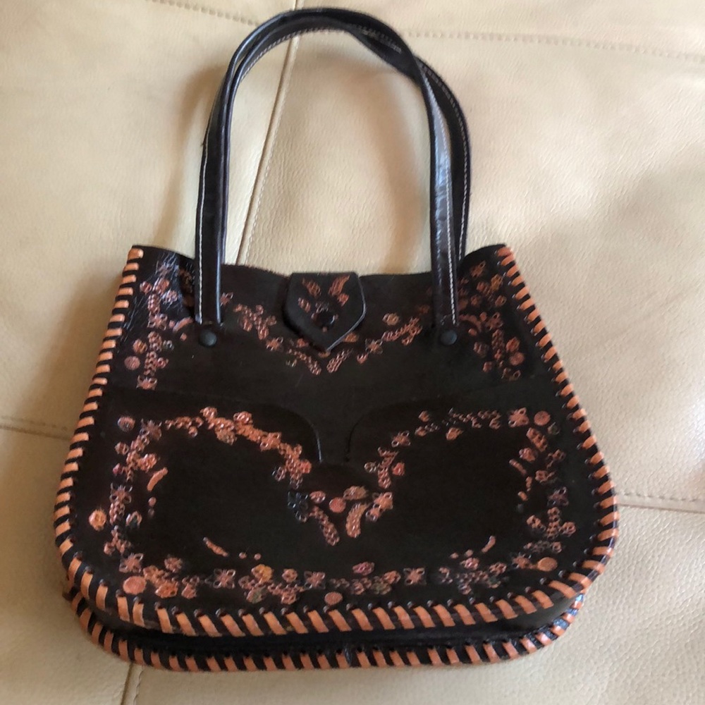 Bohemian Vintage leather purse